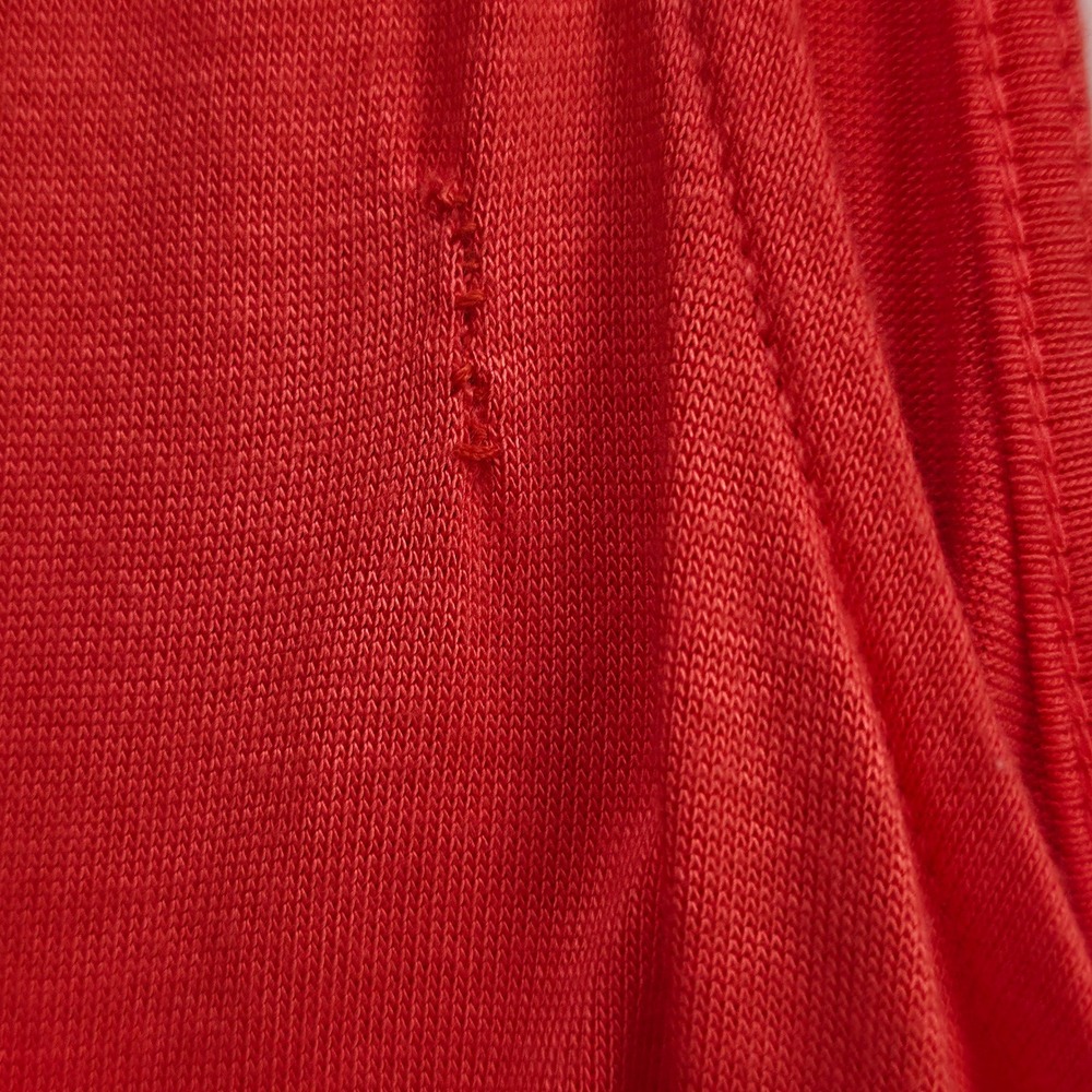 Gap Hi-Lo Short Dress Womens Large Fresh‎ Coral Sleeveless Drawstring Rayon 6070 - Picture 11 of 15